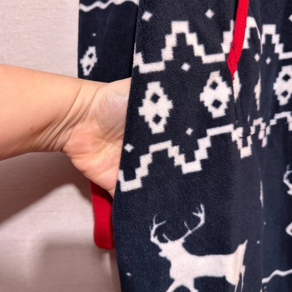 NWT Tipsy Elves Blue Fair Isle Jumpsuit - Picture 6 of 9